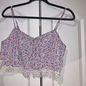 Floral Cropped top